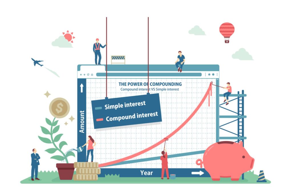 Long-term wealth creation through saving and investing