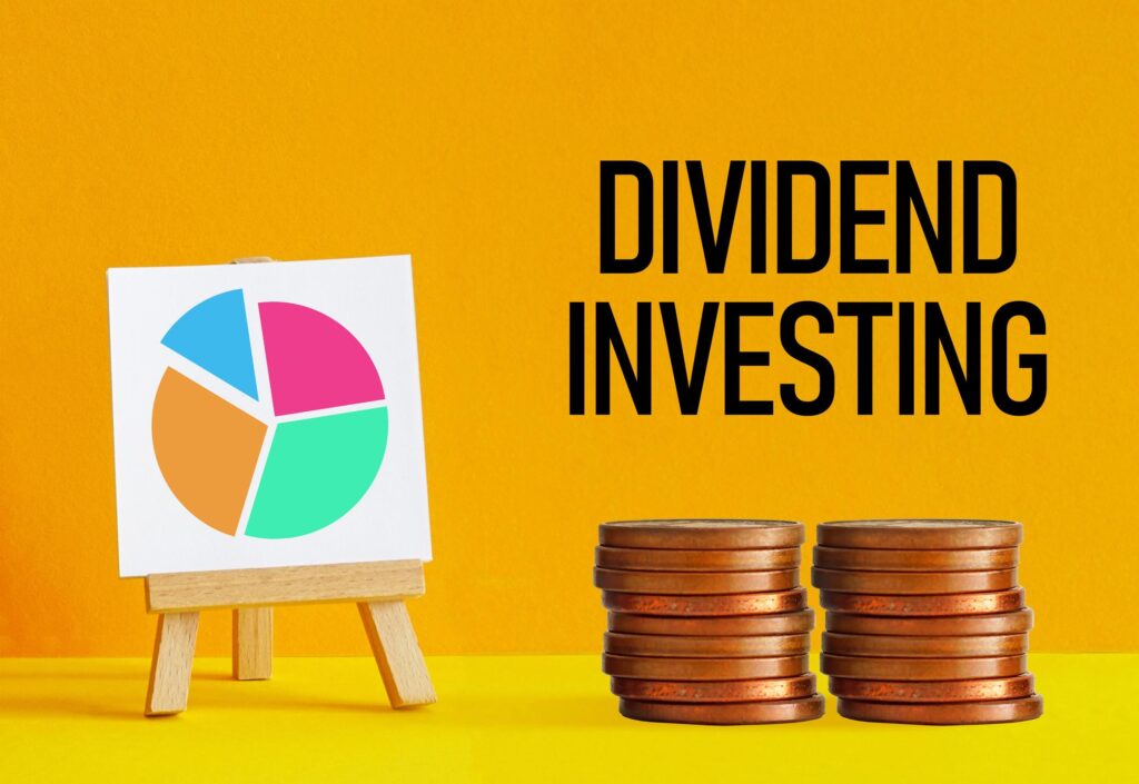 Investor reviewing dividend stock portfolio
