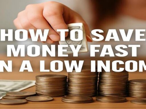 how to save money fast on a low income